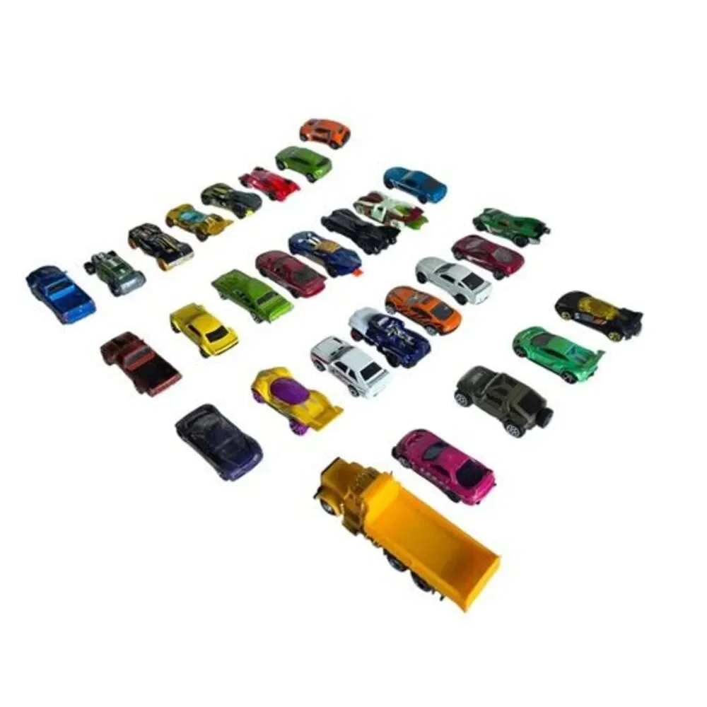 Lot of 26 Hot Wheels & Diecast Cars - Trucks, Cars, SUVs